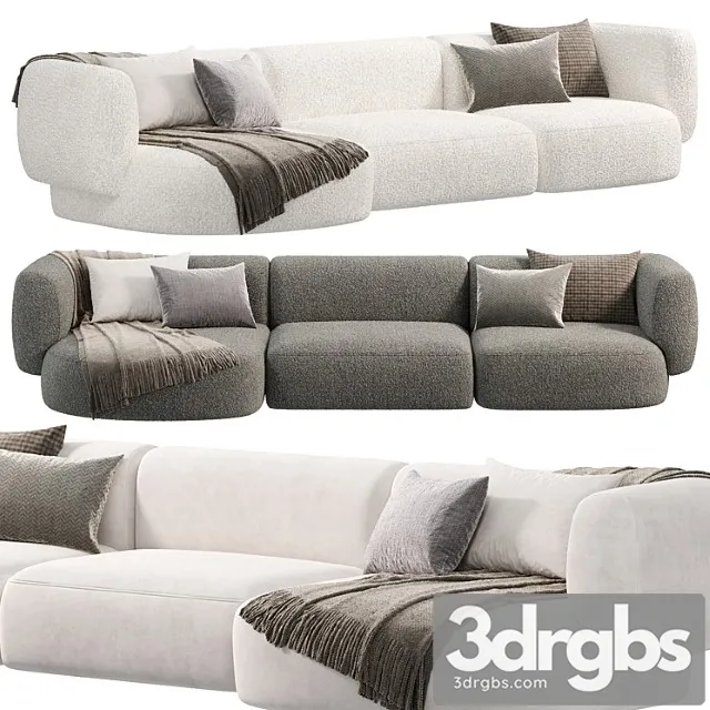 Hug Modular Sofa 4 Divany 3D Model Free