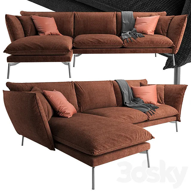Hugo Sofa Corner 3DModel