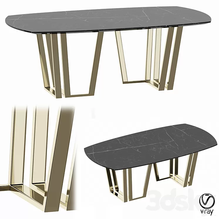 Hugo table from My Imagination Lab 3D Model