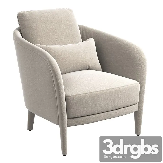 Hugues La Redoute Armchair 3D Model Free