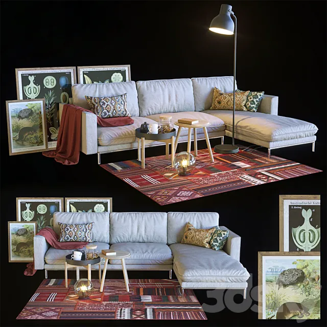 Hülsta + IKEA. Sofa set Free Download