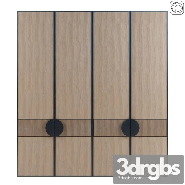 Hungry wooden closet 3D Model Free