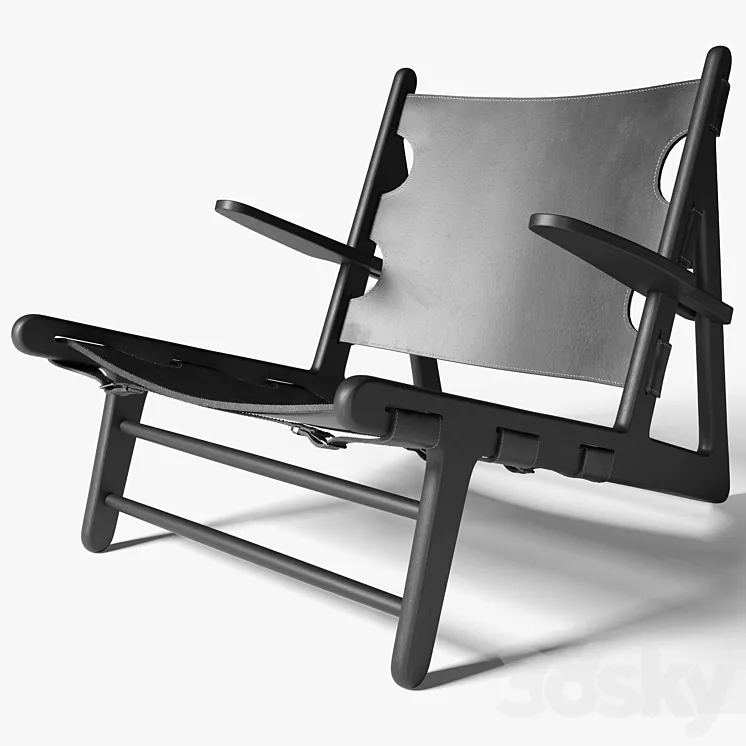Hunting Lodge Chair 3D Model Free