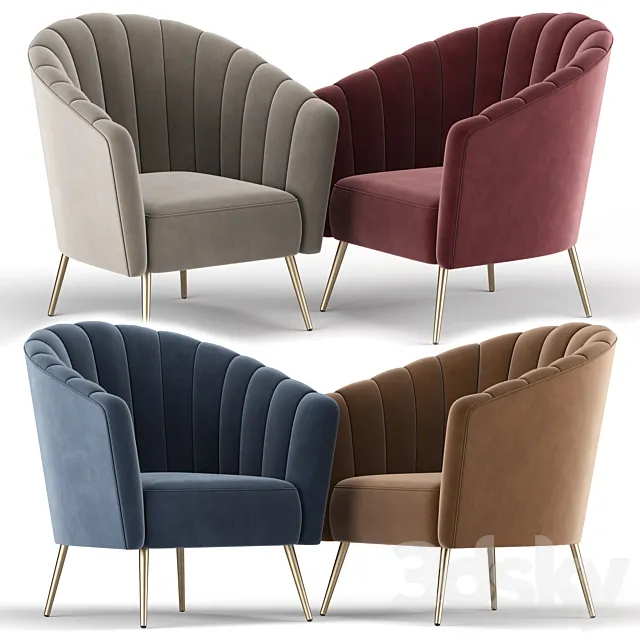 Hurwitz Barrel Chair 3D Model