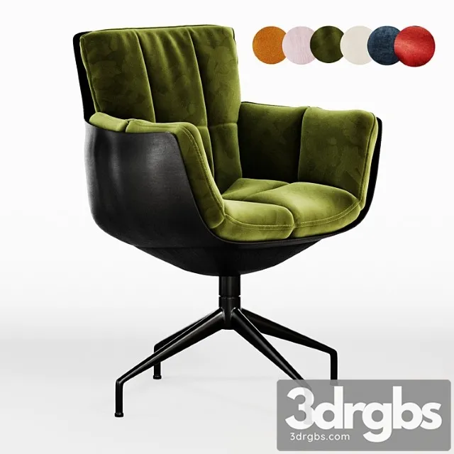 Husk b&b italia chair on trestle