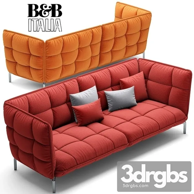 Husk Sofa 01 3D Model Free