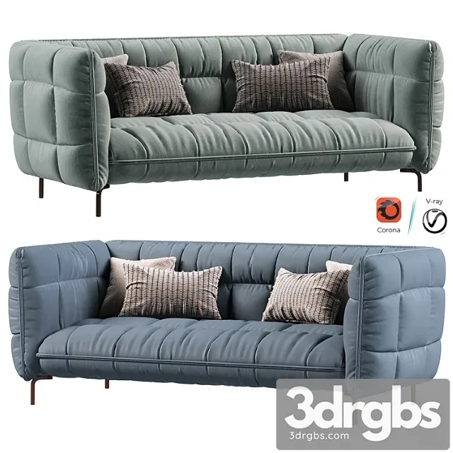 Husk Sofa 10 3D Model Free