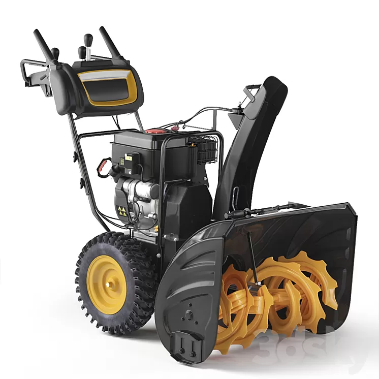 Husqvarna snow plow 3D Model