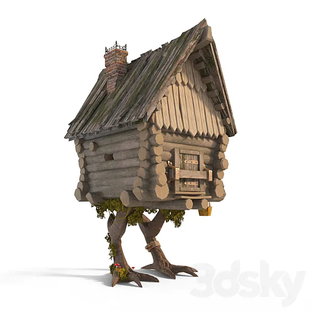 Hut on chicken legs 3DModel