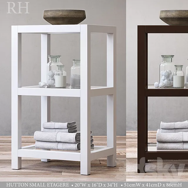 HUTTON SMALL ETAGERE 3D Model