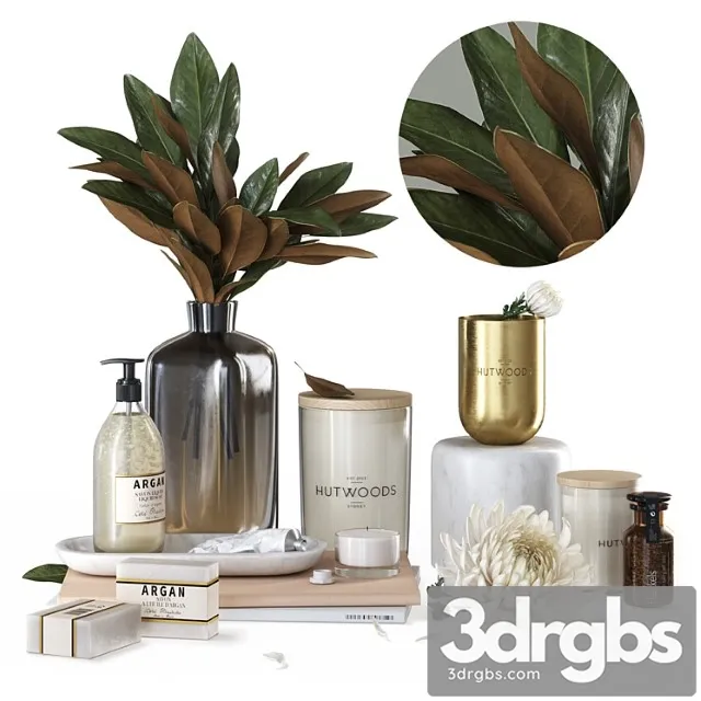 Hutwoods Bath Set 3D Model Free