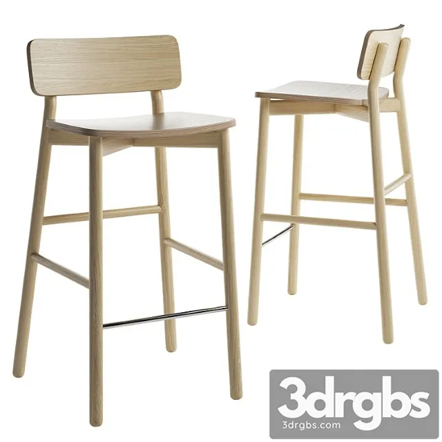 Hven bar stool by skagerak 2 3D Model Free