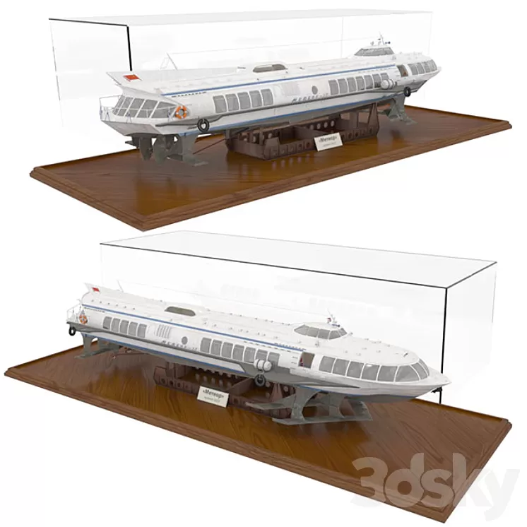 Hydrofoil Meteor 3D Model