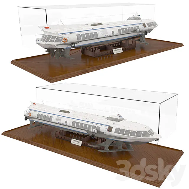 Hydrofoil Meteor 3DModel