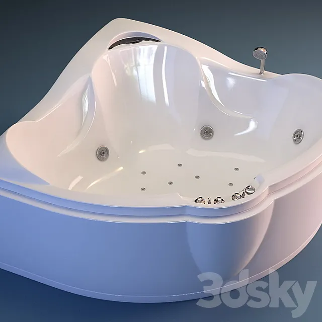 hydromassage bath 3D Model