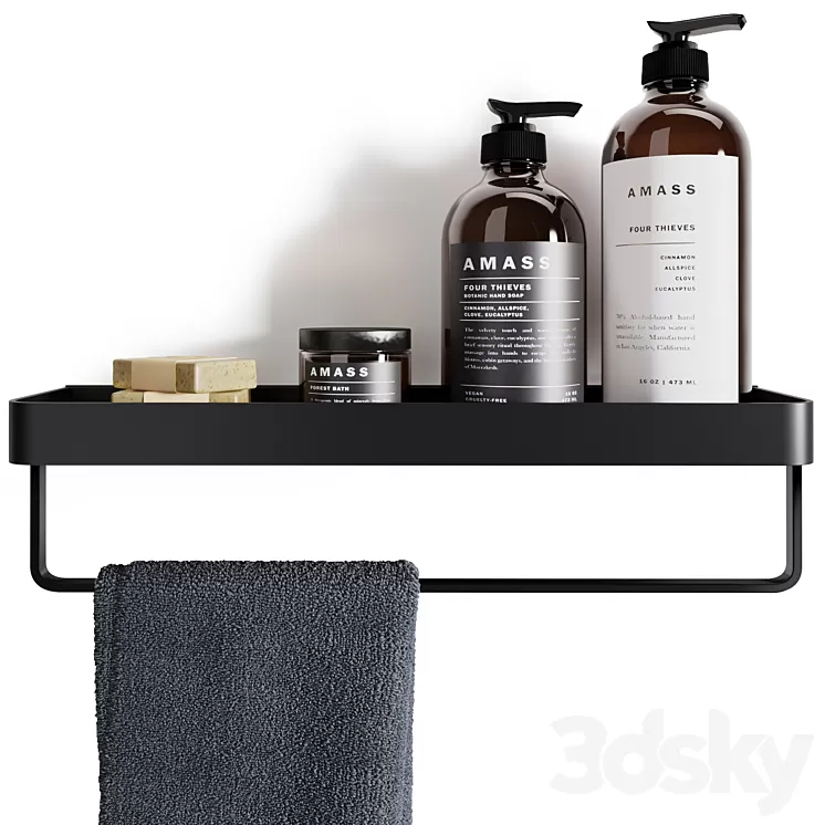 HyggeStyle bathroom shelf 3D Model