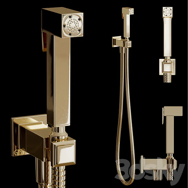 Hygienic shower Gessi Eleganza Art. 46285 3D Model