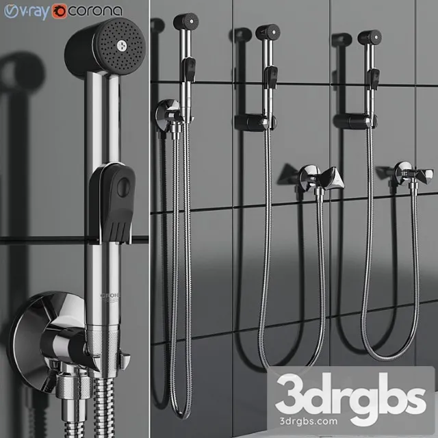 Hygienic Shower Grohe Trigger Spray 3D Model Free