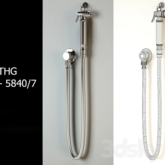 Hygienic shower THG U4F - 5840_7 3D Model