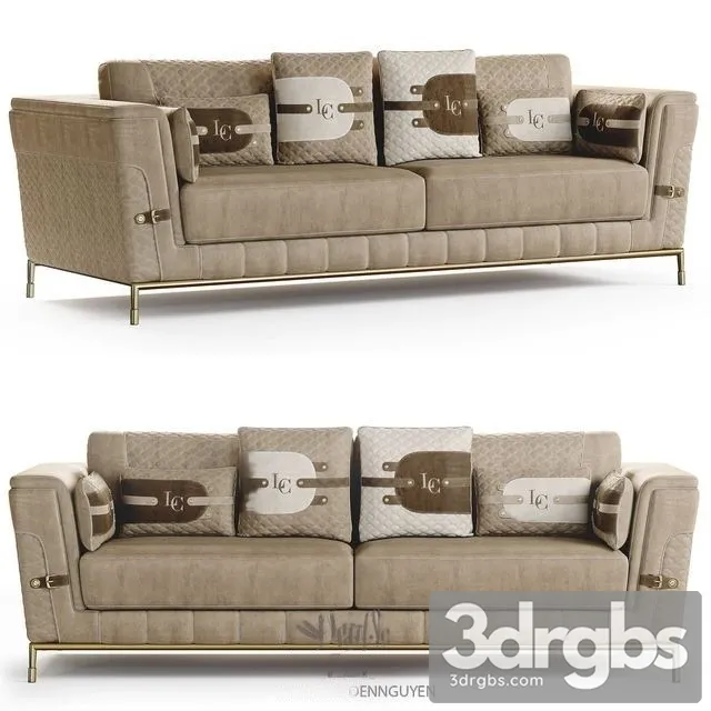 Hypnose Sofa 3D Model Free