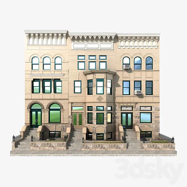 Hystoric NYC Townhouse 3D model Free Download
