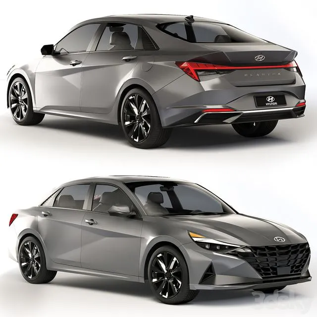 Hyundai Elantra 2021 3D Model