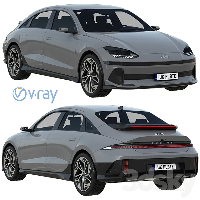 Hyundai Ioniq 6 3D Model
