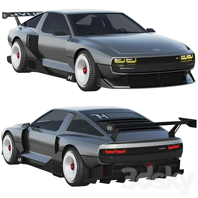 Hyundai N Vision 74 3D Model