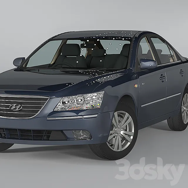 Hyundai Sonata 3D Model