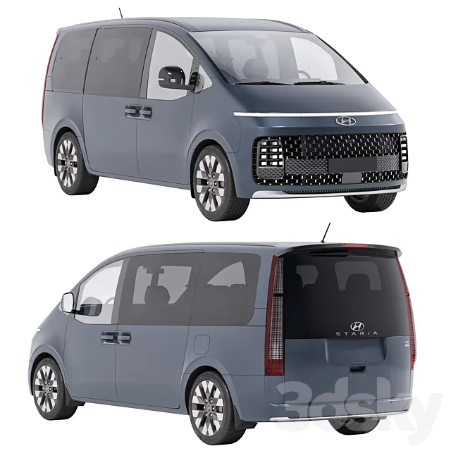 Hyundai Staria 3D Model