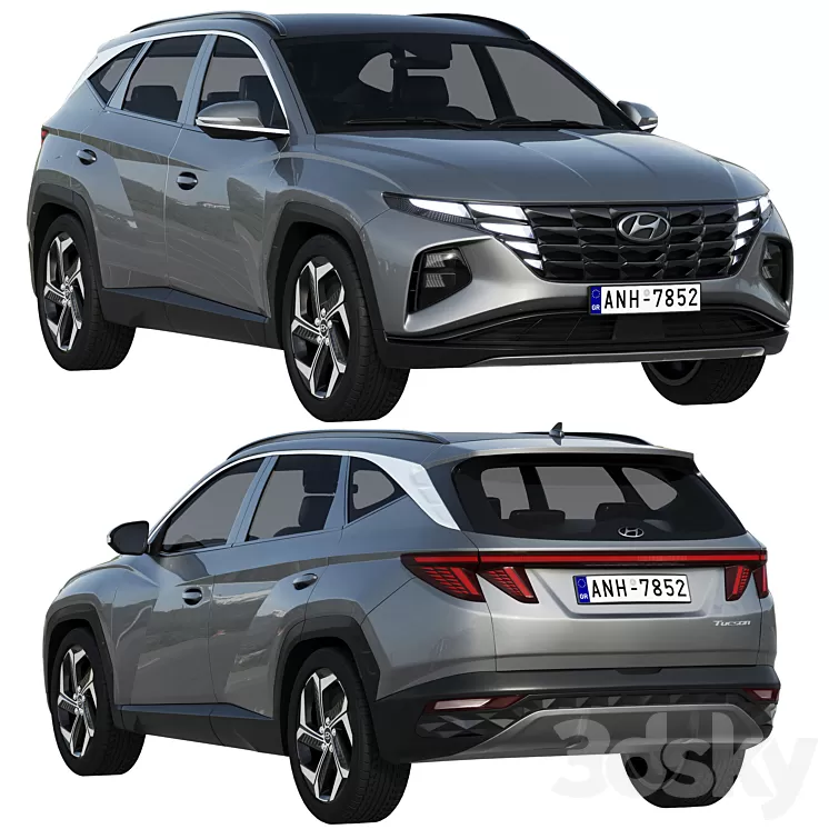 Hyundai Tucson 2021 3D Model Free