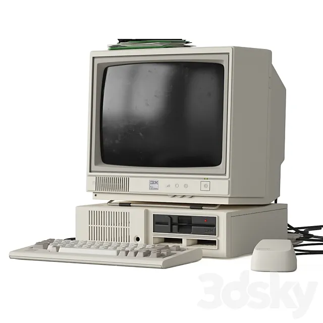 IBM PCjr 3D Model