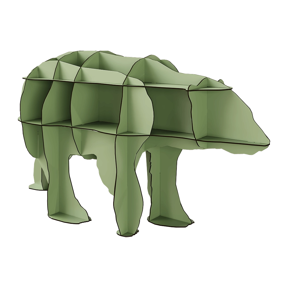 ibride - Bookshelf June 3D Model