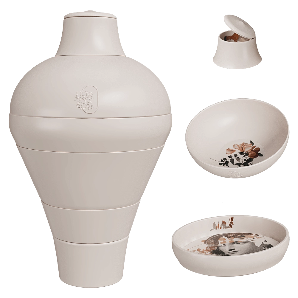 ibride - Stackable Cookware Set Ming Alhambra 3D Model