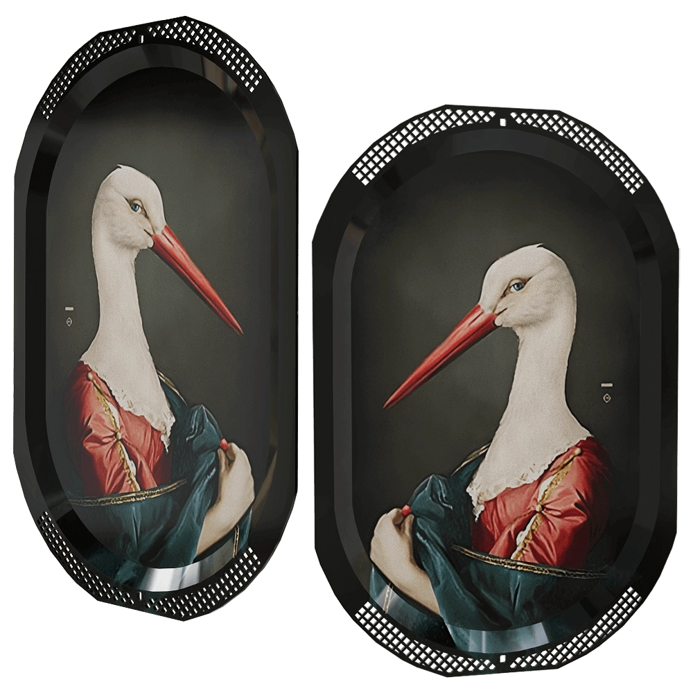 ibride - Tray size La Cigogne 3D Model