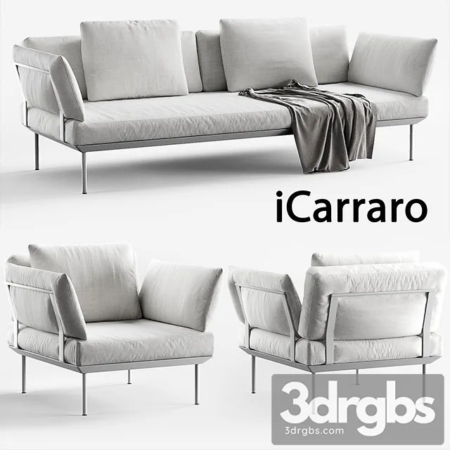 ICarraro Sofa 01 3D Model Free