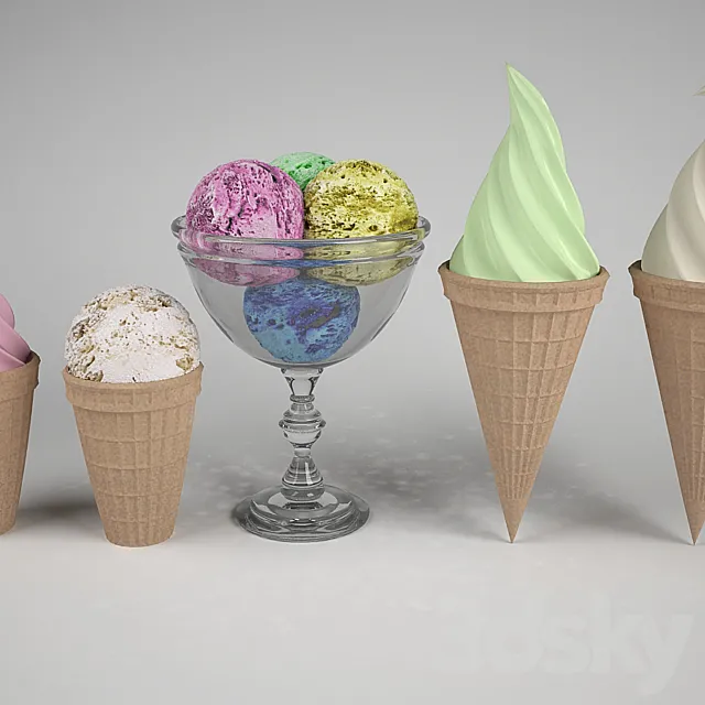 ice cream 3D Model