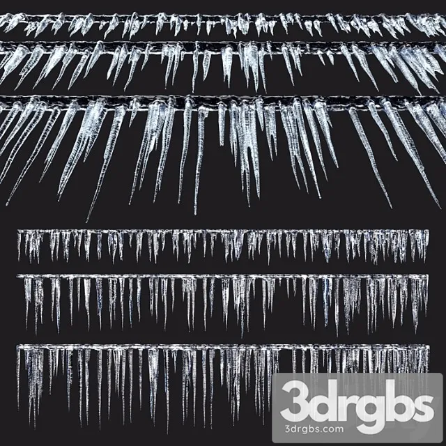 Icicles 02 3D Model Free