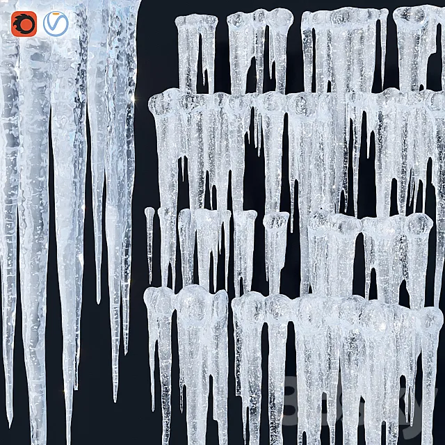 Icicles 3DModel