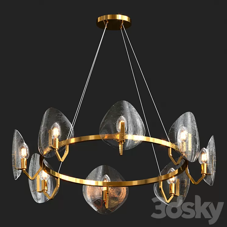 Icicles Chandelier 3D Model