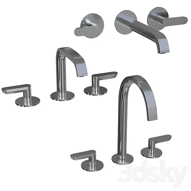 Icona Deco faucets by Fantini Rubinetti 3D Model