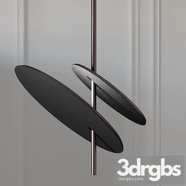 Icone Luce Lua 2c Pendant Light 3D Model Free