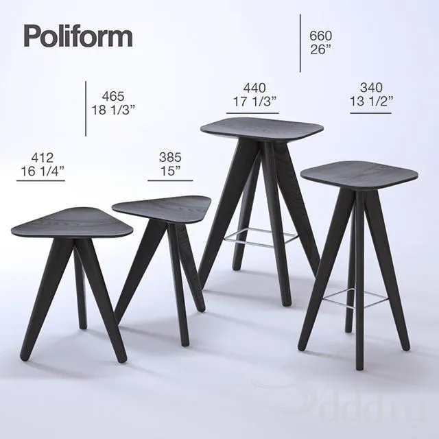 ics ipsilon poliform 3D Model