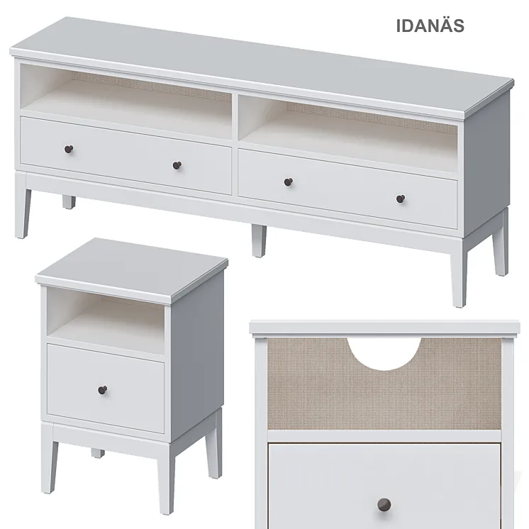 IDANÄS IKEA Stand 3D Model Free