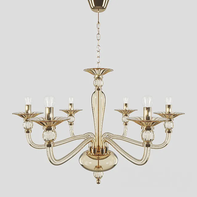 Ideal Lux Danieli Ambre SP6 3D Model