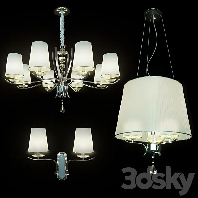 Ideal Lux Pegaso _set 1 3D Model
