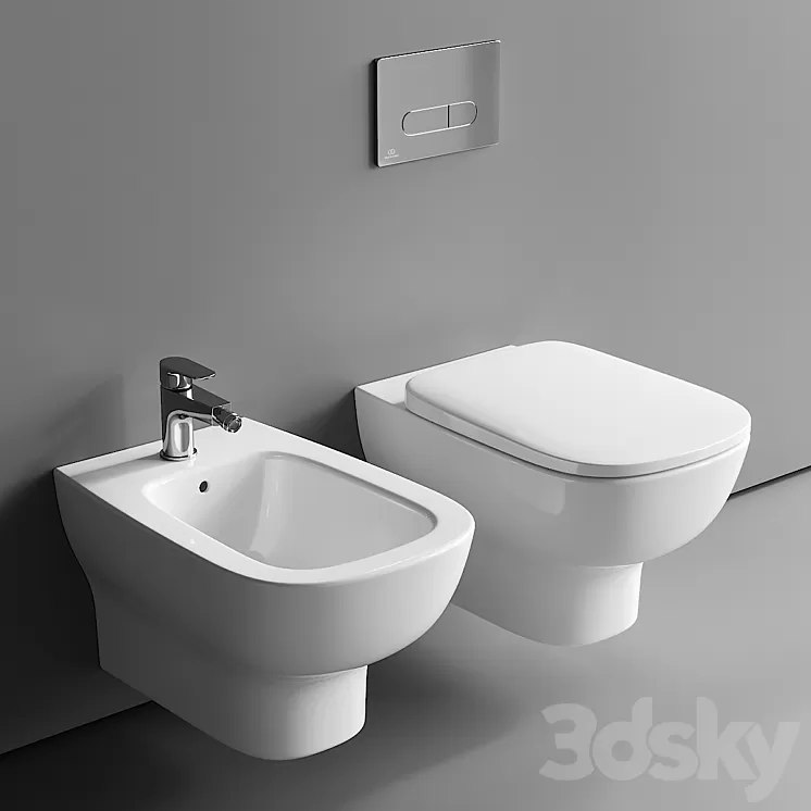 Ideal Standard Esedra Wall-Hung WC 3D Model