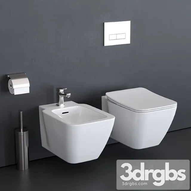 Ideal Standard Strada ii Wall Hang Wc Art T2997 Art T2971 3D Model Free