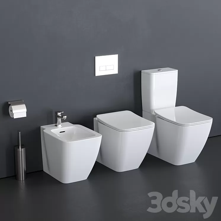 Ideal Standard STRADA II WC art. T2926 art. T2968 art. T2969 3D Model