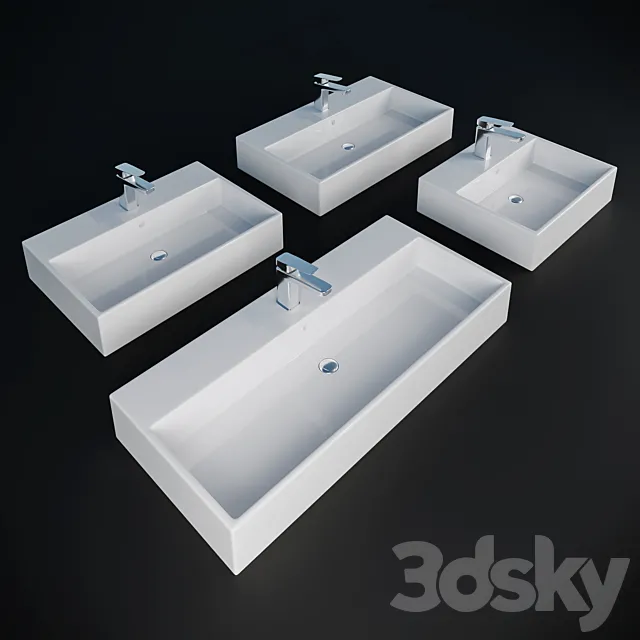 Ideal Standard STRADA washbasins 3DModel